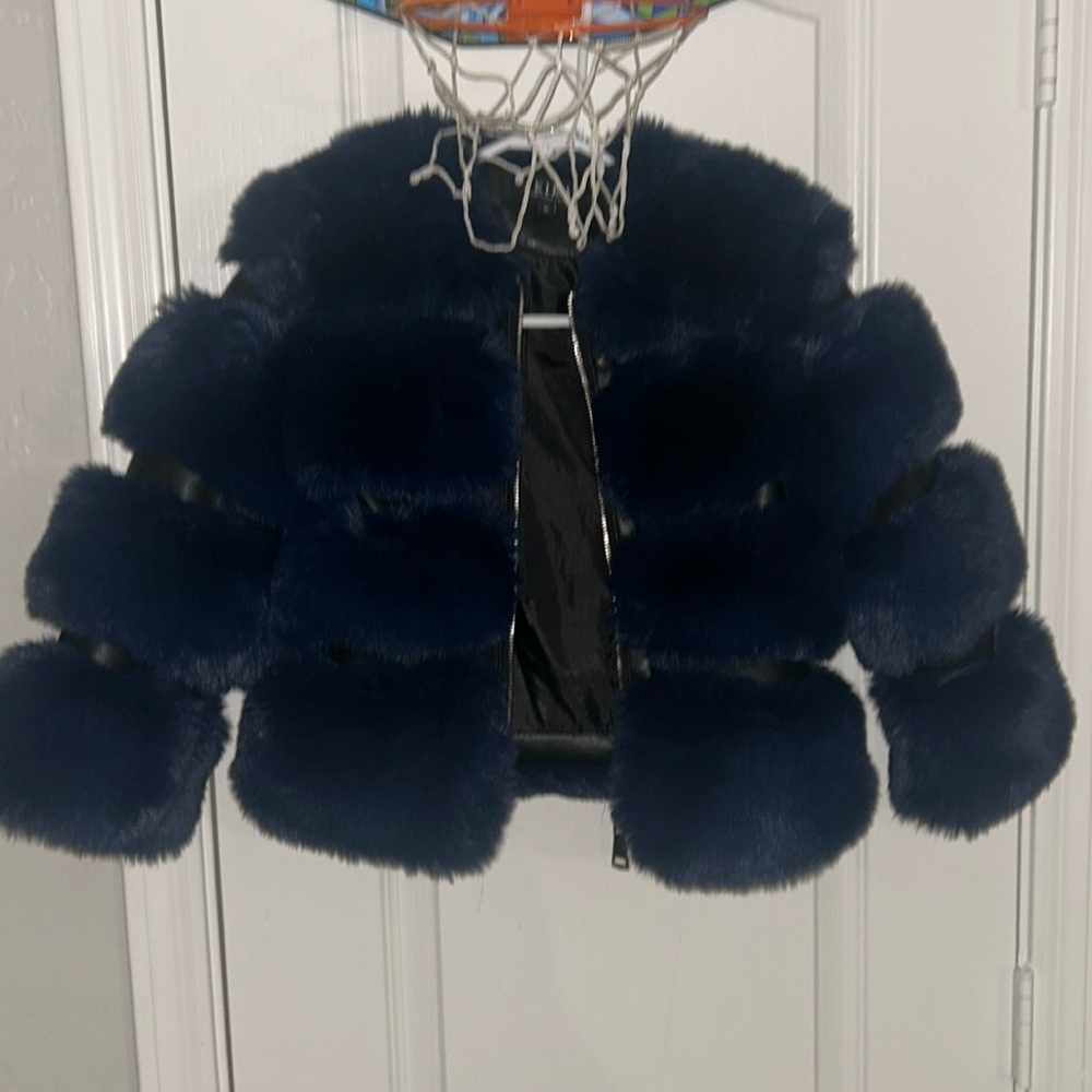 Kids fur jacket